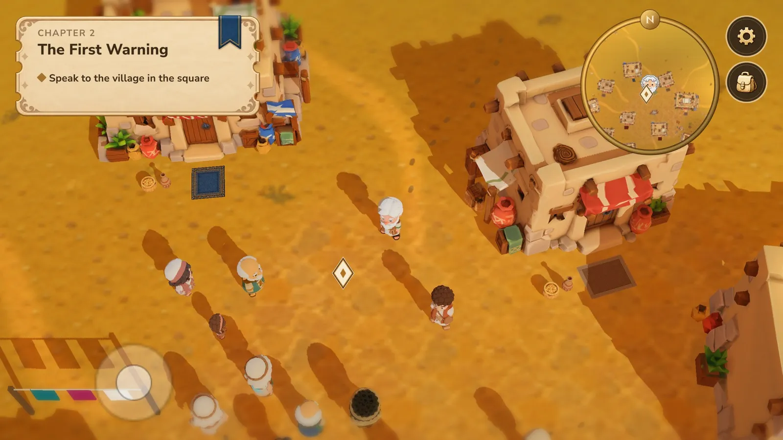 Noah warns the village