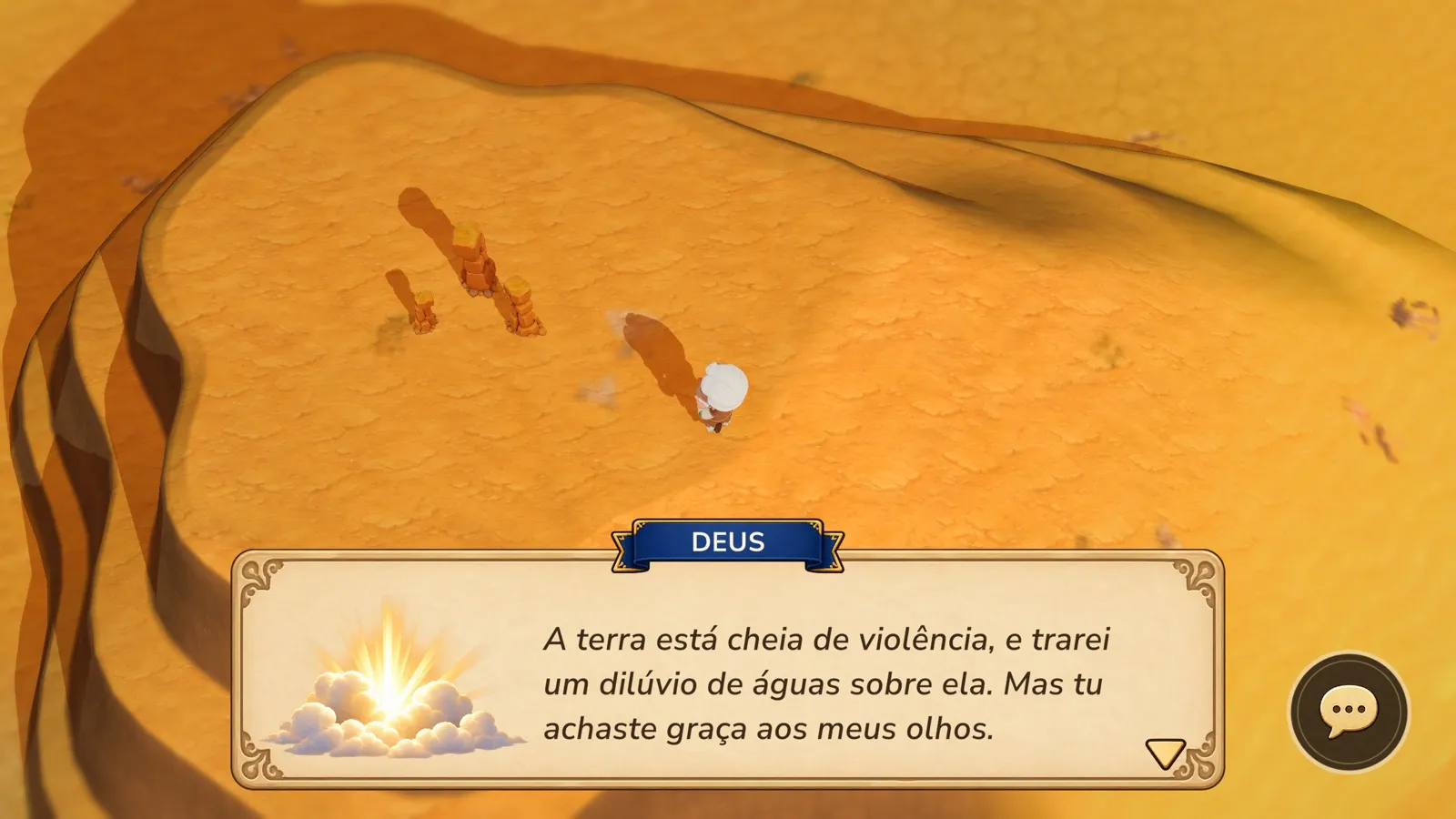 Noé ora no monte
